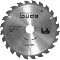 Güde 54995 Holzsägeblatt HM 190x30x24Z
