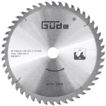 Güde 54996 Holzsägeblatt HM 190x30x48Z
