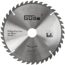 Güde 55075 Holzsägeblatt HM 210x30x40Z