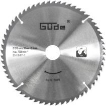 Güde 55076 Holzsägeblatt HM 210x30x60Z