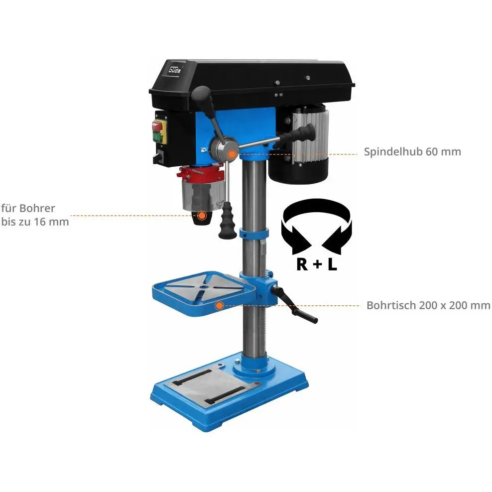 Güde 55204 Tischbohrmaschine GTB 16/612 R – Bild 8