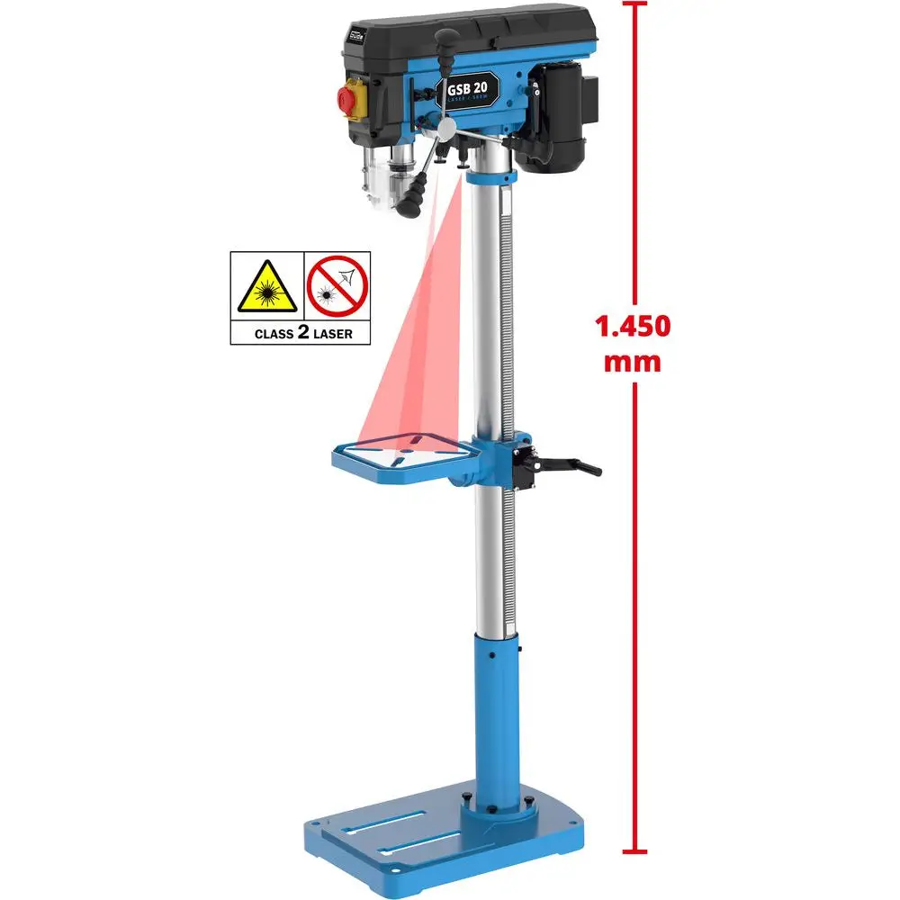 Güde 55209 Säulenbohrmaschine GSB 20 LASER/500W