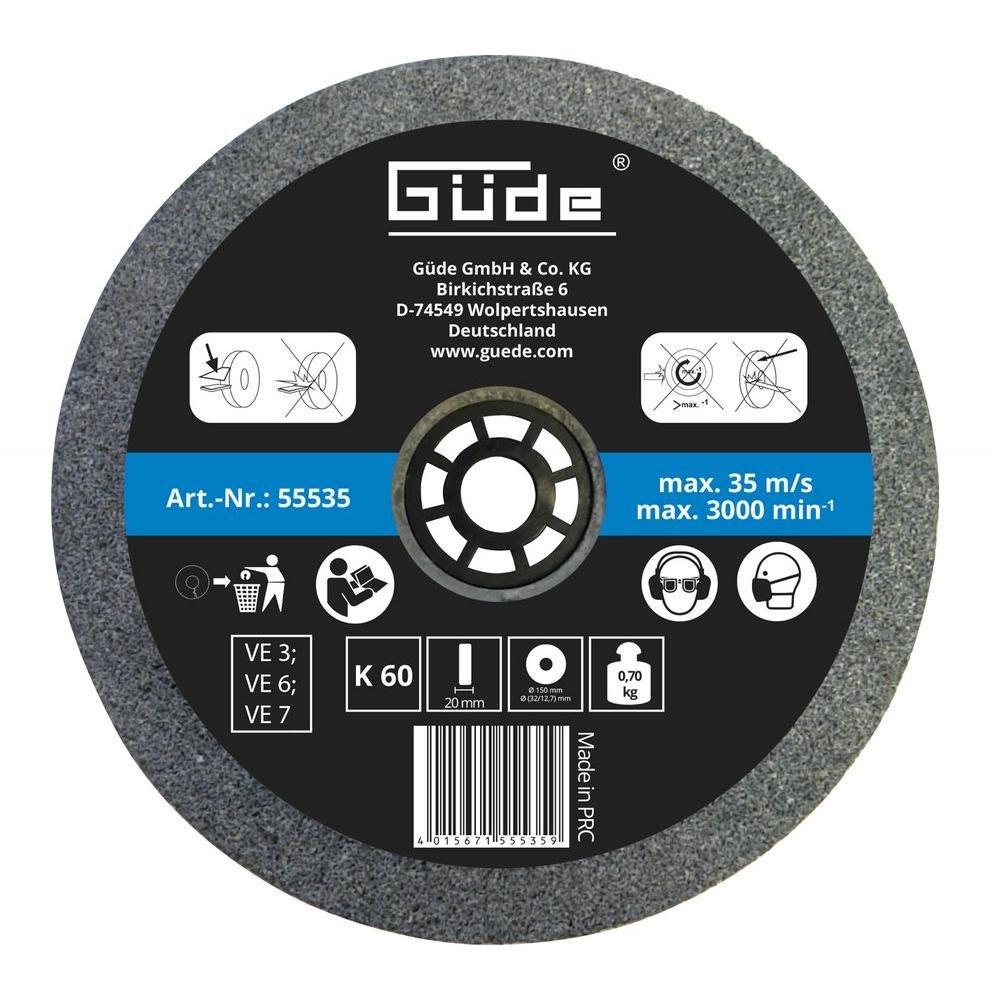Güde 55535 Schleifscheibe 150x20x32 mm K60