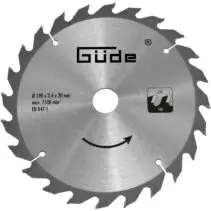 Güde 58172 Holzsägeblatt HM 190x20x24Z