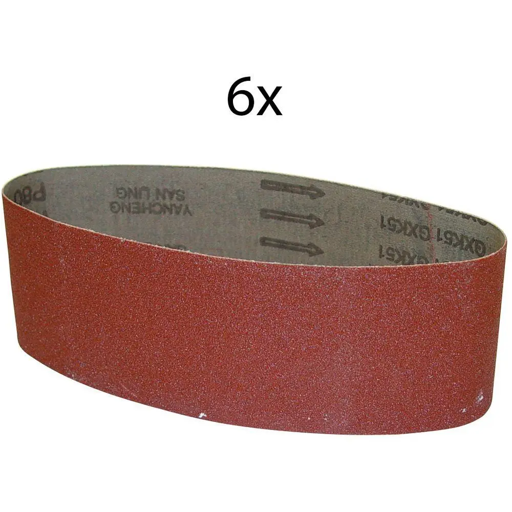 Güde 58304 Schleifband 76x533 mm K60 6-tlg.