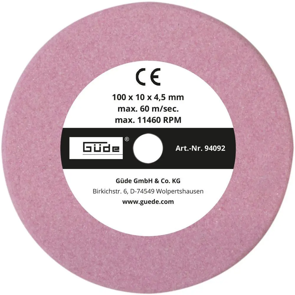 Güde 94092 Schleifscheibe zu 94090 100x10x4,5 mm