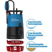 Güde 94643 Kombitauchpumpe GS 751 3in1