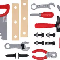 KS Tools 100203 Kinder Werkzeug-Satz mit Werkzeugkoffer, 21-tlg