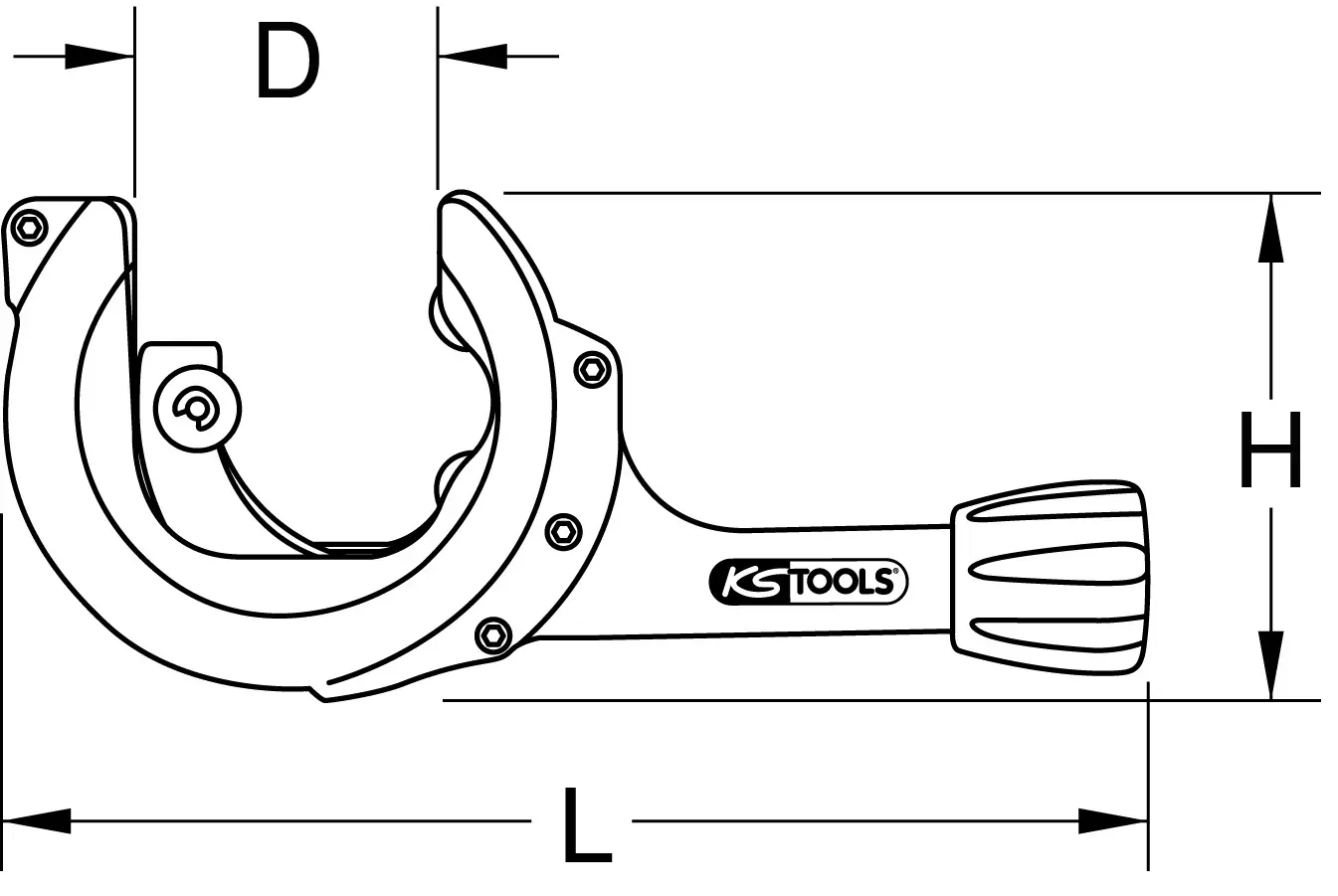 KS Tools 104.5060 Ratschen-Rohrabschneider, 12-35mm – Bild 7