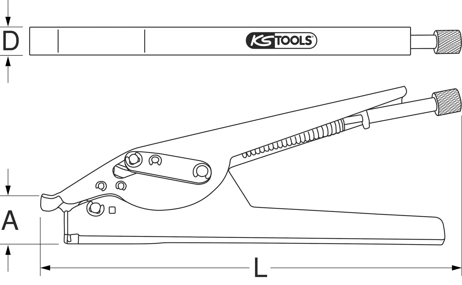 KS Tools 115.1027 Kabelbinder-Pistole, 2,4 - 9,0 mm – Bild 6
